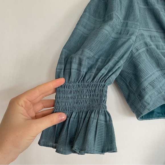 Tularosa Nanette Cut Out Midi Dress in Dusty Blue Women's Sundress Small - Picture 8 of 15